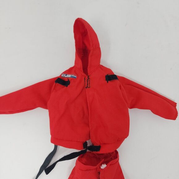 Vintage GIJoe Clothes For 12 inches Action Figure Rare Red Military Pants Jacket - Picture 2 of 8